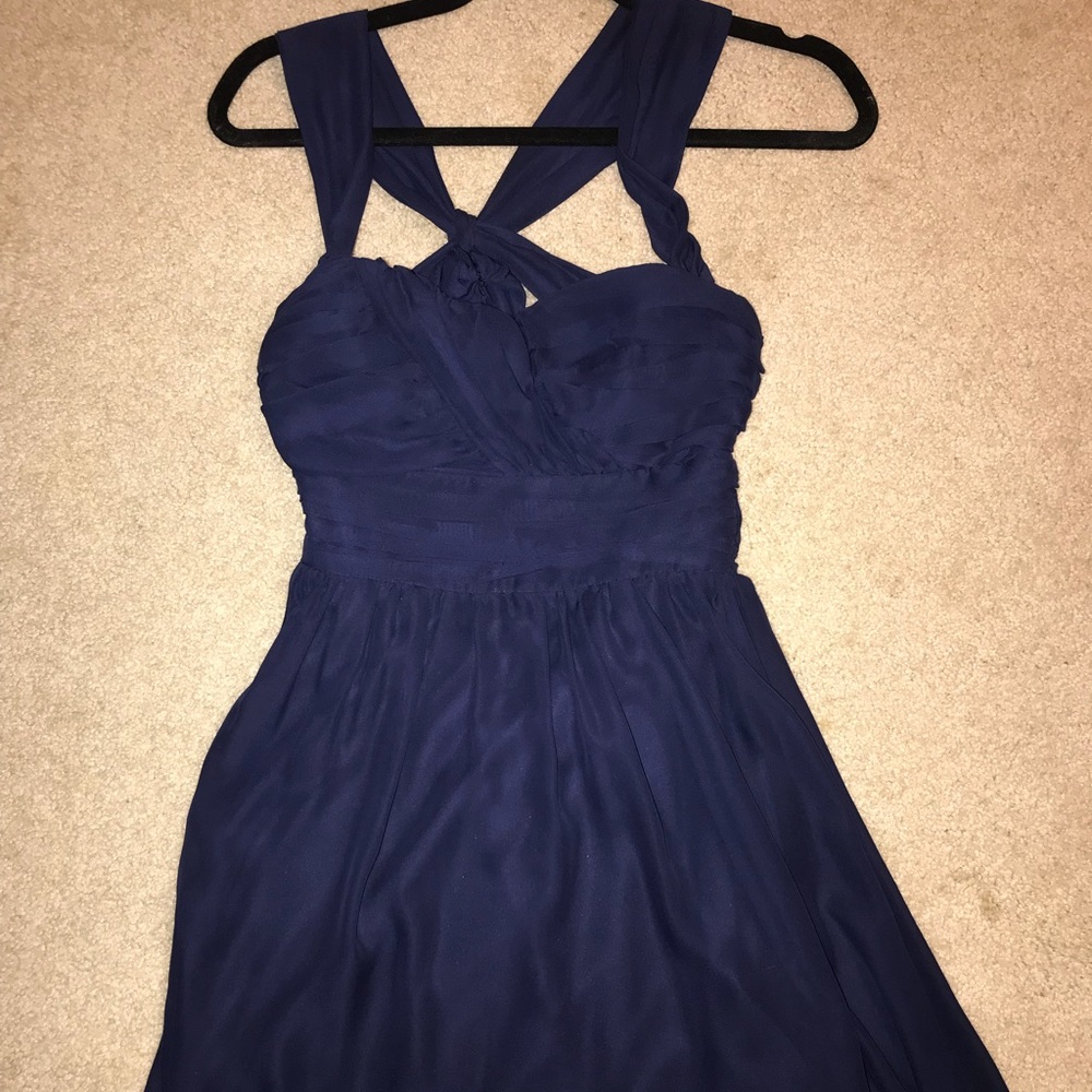 Navy blue homecoming dress